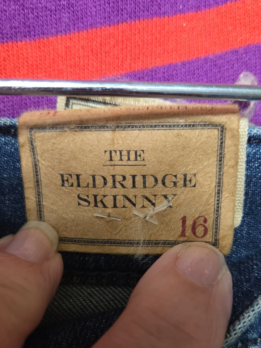 Polo Ralph Lauren Boys The Eldridge Skinny Indigo Stretch Jeans Size 16
